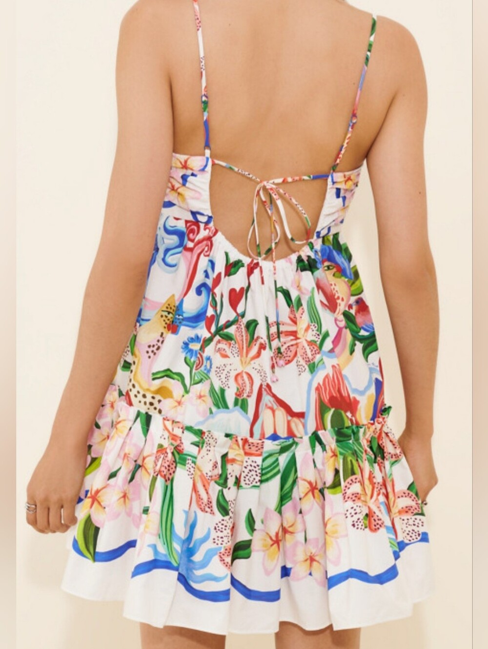 Farm Rio Super Colorful Mini Summer Dress - Picture 4 of 9